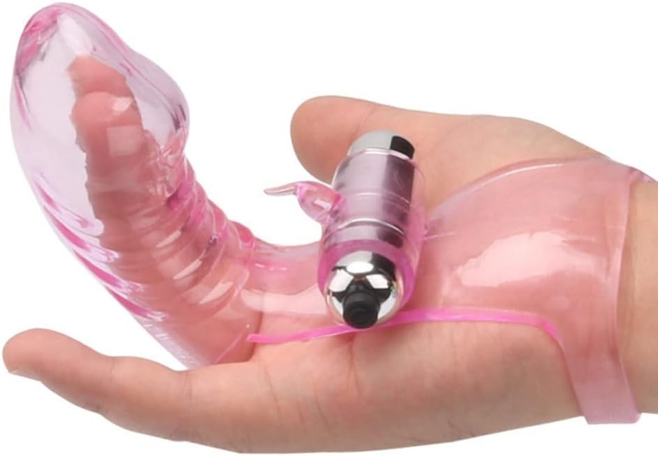 Finger Vibrator Sleeve Clitoral G Spot Massager Bullet Toy