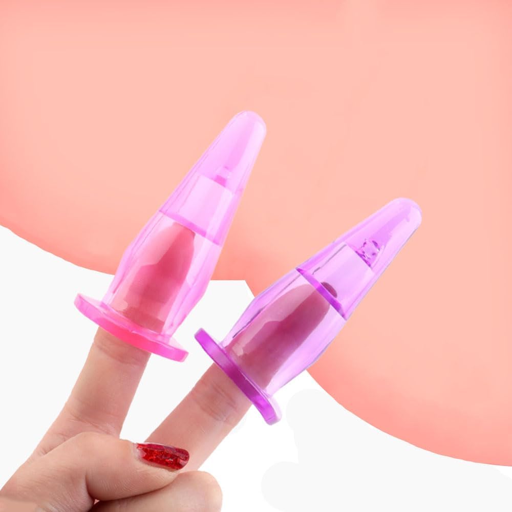 Finger Anal Plug Sleeves Silicone G Spot Stimulator Set