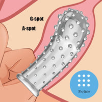 2Pcs Adult Finger Vibrator Accessories, Finger Sleeve Finger Cots Finger Condoms Vagina Clitoral Nipple G-Spot Stimulator Anal Sex Toys for Adults Women Men Couples