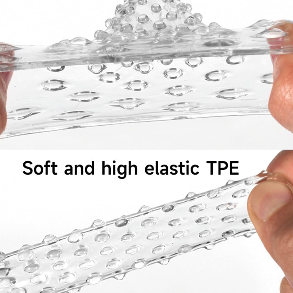 2Pcs Adult Finger Vibrator Accessories, Finger Sleeve Finger Cots Finger Condoms Vagina Clitoral Nipple G-Spot Stimulator Anal Sex Toys for Adults Women Men Couples