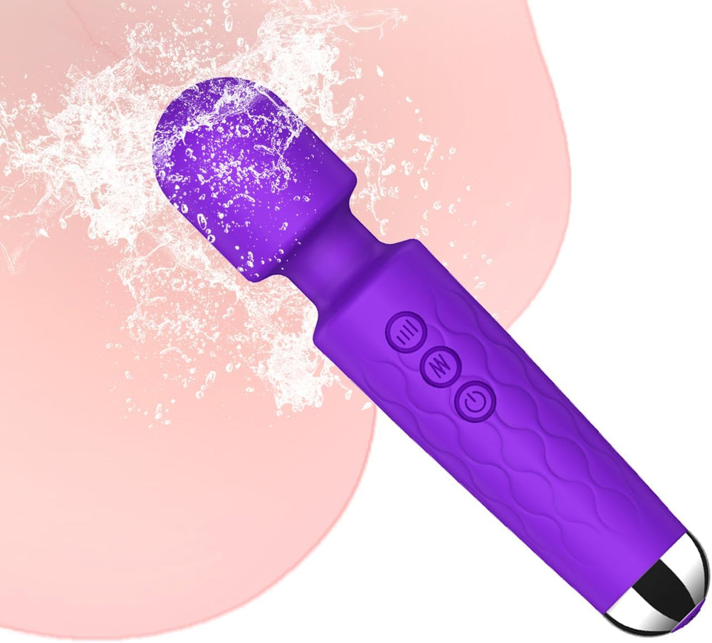 Waterproof Wand Massager 8 Speeds 20 Modes Rechargeable Pro