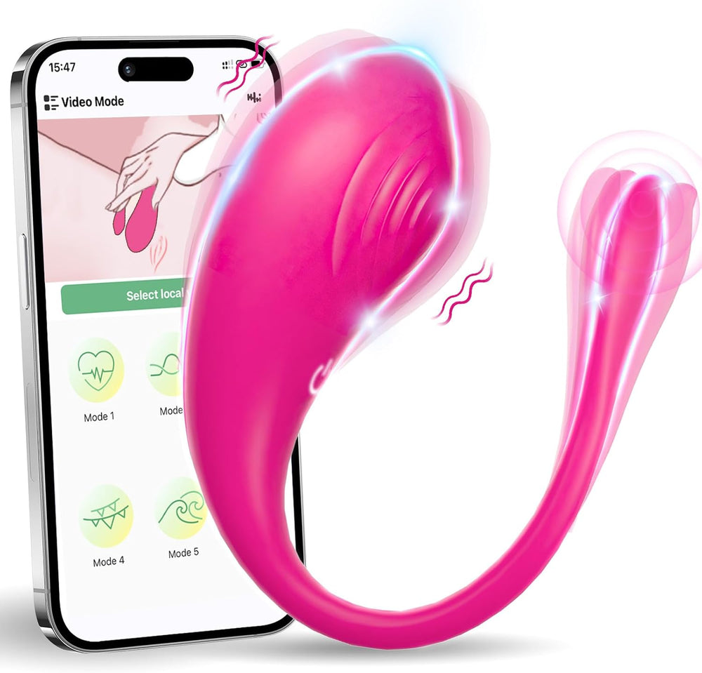 Wearable Bluetooth Vibrator App Control 9 Modes Massager Pro