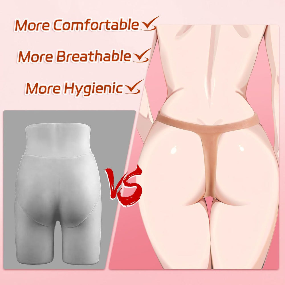 Strap-On Dildo Harness Silicone Wearable High Elasticity Toy