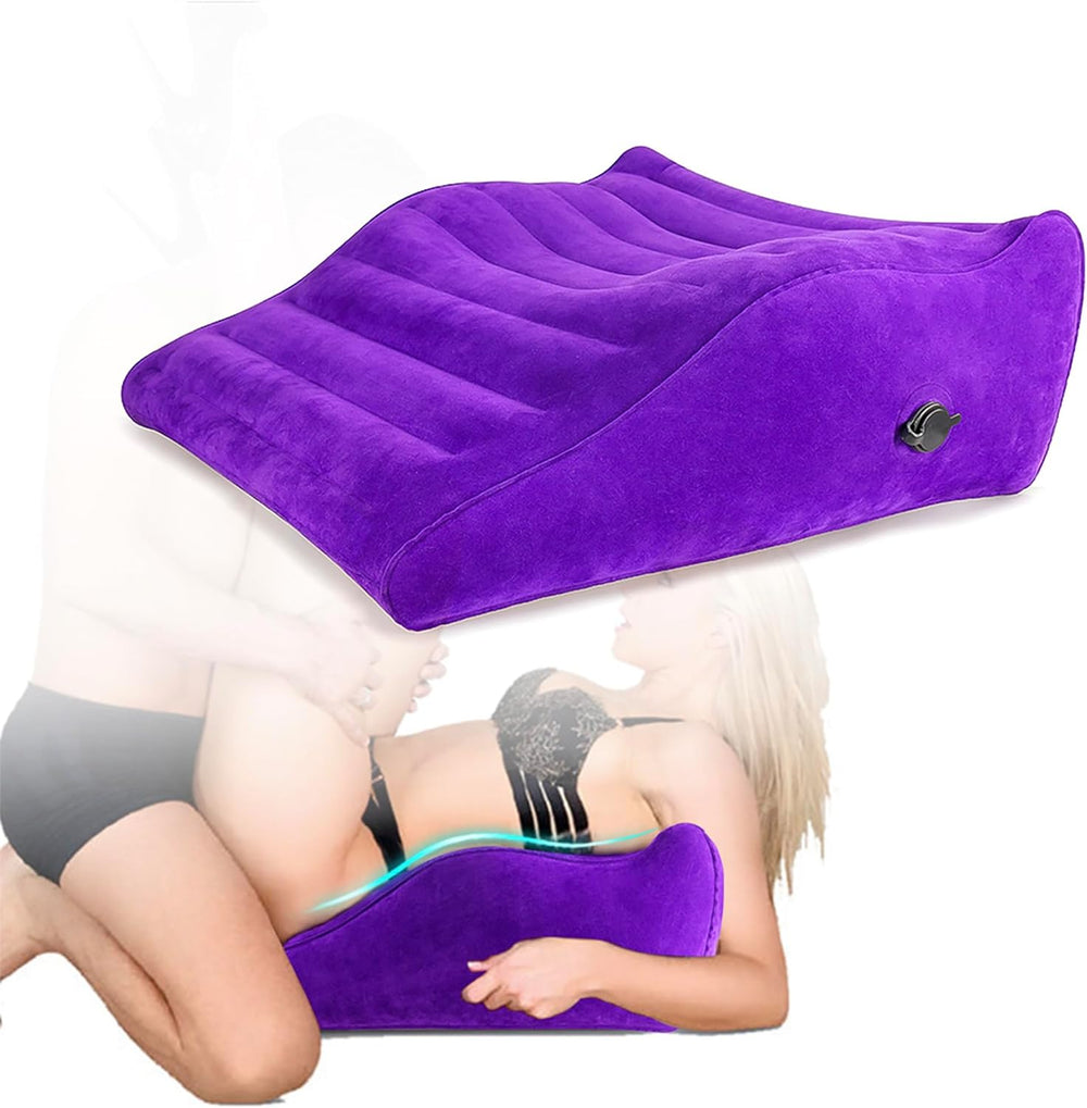 Inflatable Sex Position Pillow Curved Support Couples Cushion