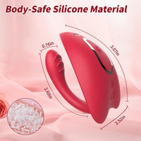 Remote Control Couples Vibrator Wearable 9 Modes Massager Pro