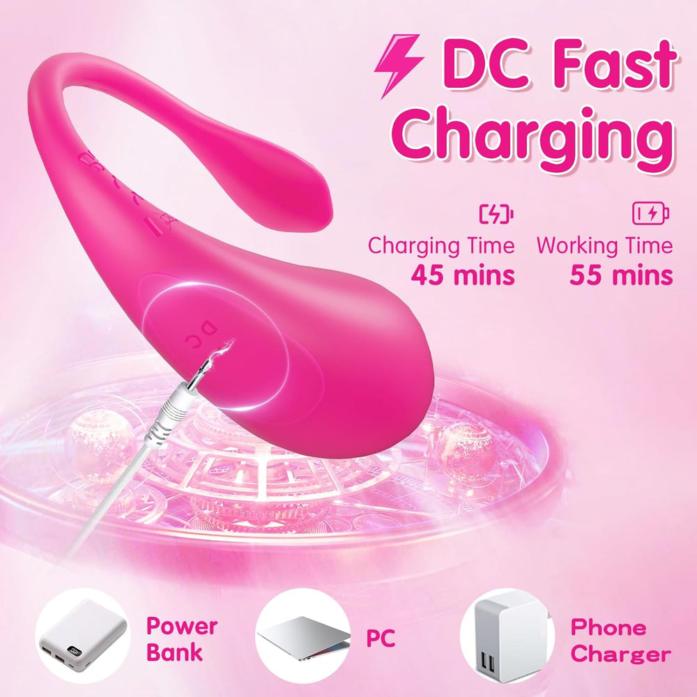 Wearable Bluetooth Vibrator App Control 9 Modes Massager Pro