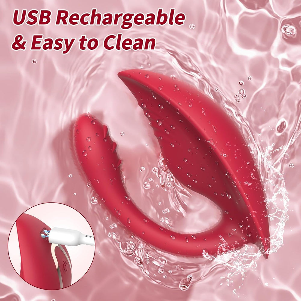 Remote Control Couples Vibrator Wearable 9 Modes Massager Pro