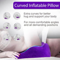 Inflatable Sex Position Pillow Curved Support Couples Cushion