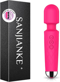 Waterproof Wand Massager 8 Speeds 20 Modes Rechargeable Pro