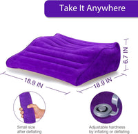 Inflatable Sex Position Pillow Curved Support Couples Cushion