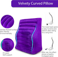 Inflatable Sex Position Pillow Curved Support Couples Cushion