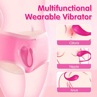 Wearable Bluetooth Vibrator App Control 9 Modes Massager Pro