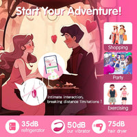 Wearable Bluetooth Vibrator App Control 9 Modes Massager Pro