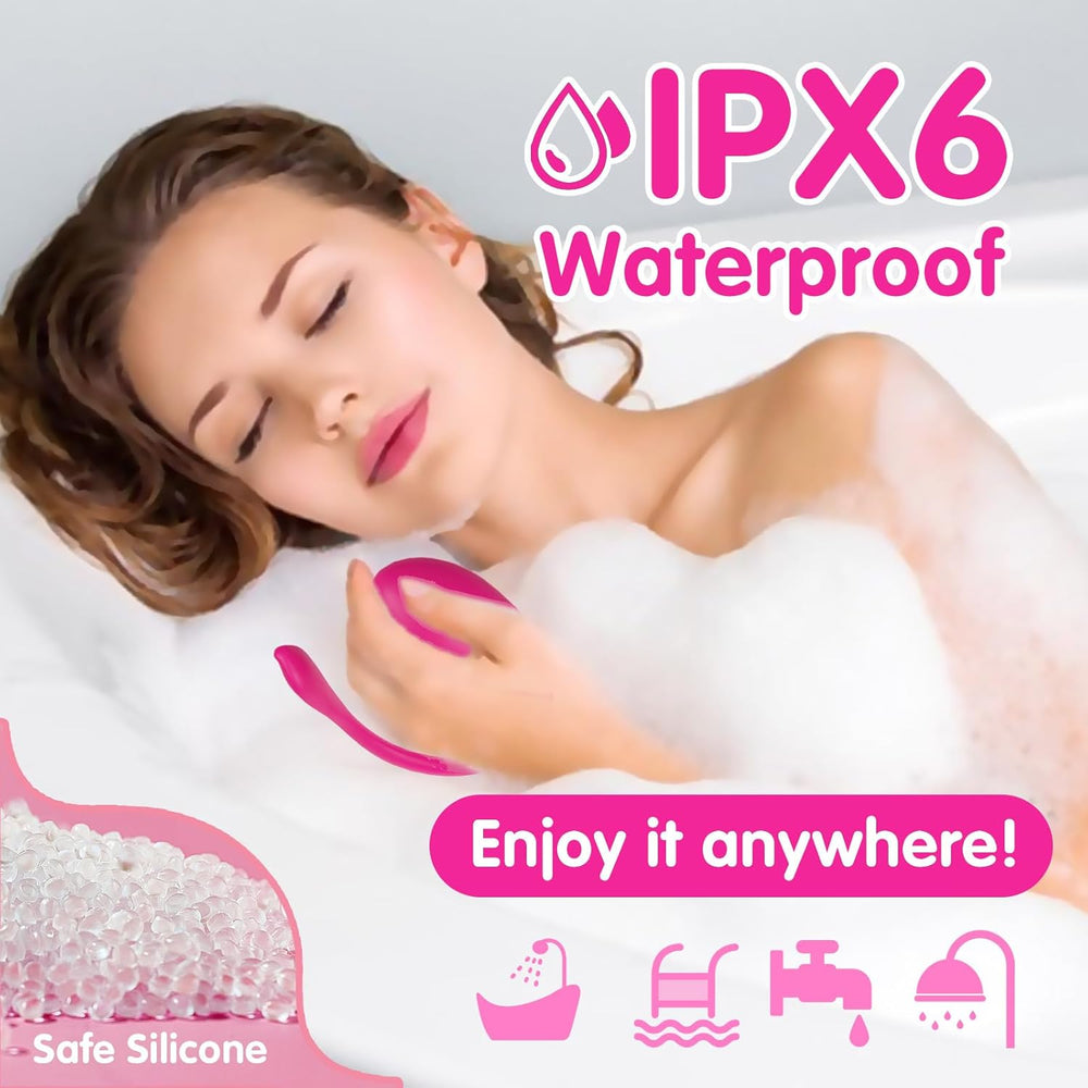 Wearable Bluetooth Vibrator App Control 9 Modes Massager Pro