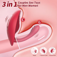 Remote Control Couples Vibrator Wearable 9 Modes Massager Pro