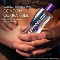 Astroglide Water Based Lube (2.5oz), Liquid Personal Lubricant for for Men, Women and Couples, Safe for Toys, Travel-Friendly Size