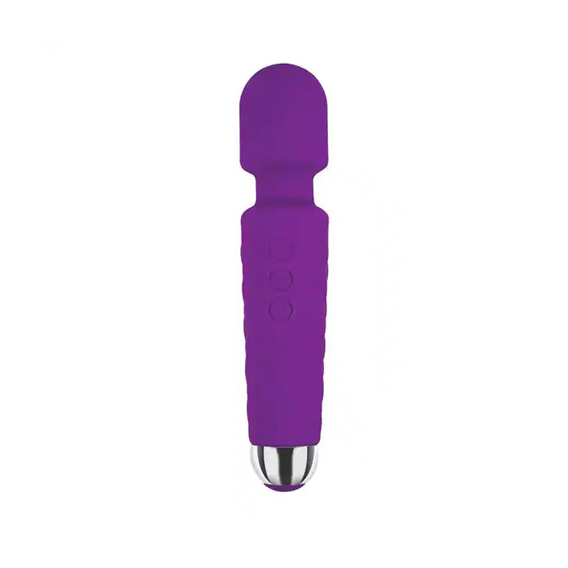 Mini Handheld Massager 20 Speeds 8 Modes Waterproof Purple